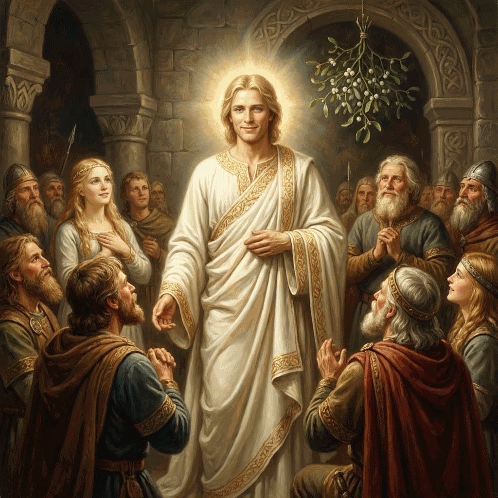 Illustration of Baldur, a deity of the Norse Pantheon