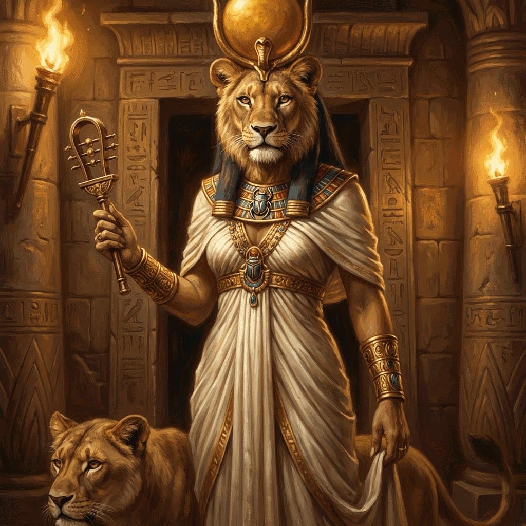 Illustration of Bastet, a deity of the Egyptian Pantheon