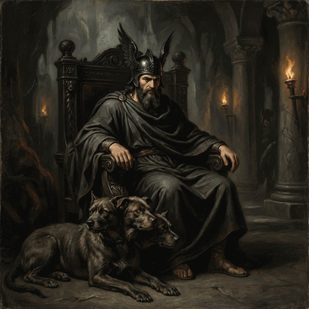 Illustration of Hades, a deity of the Greek Pantheon