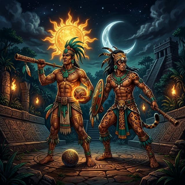 Hunahpu and Xbalanque