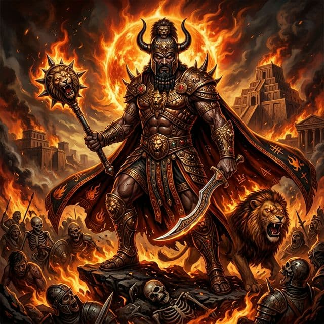 Illustration of Nergal, a deity of the Mesopotamian Pantheon