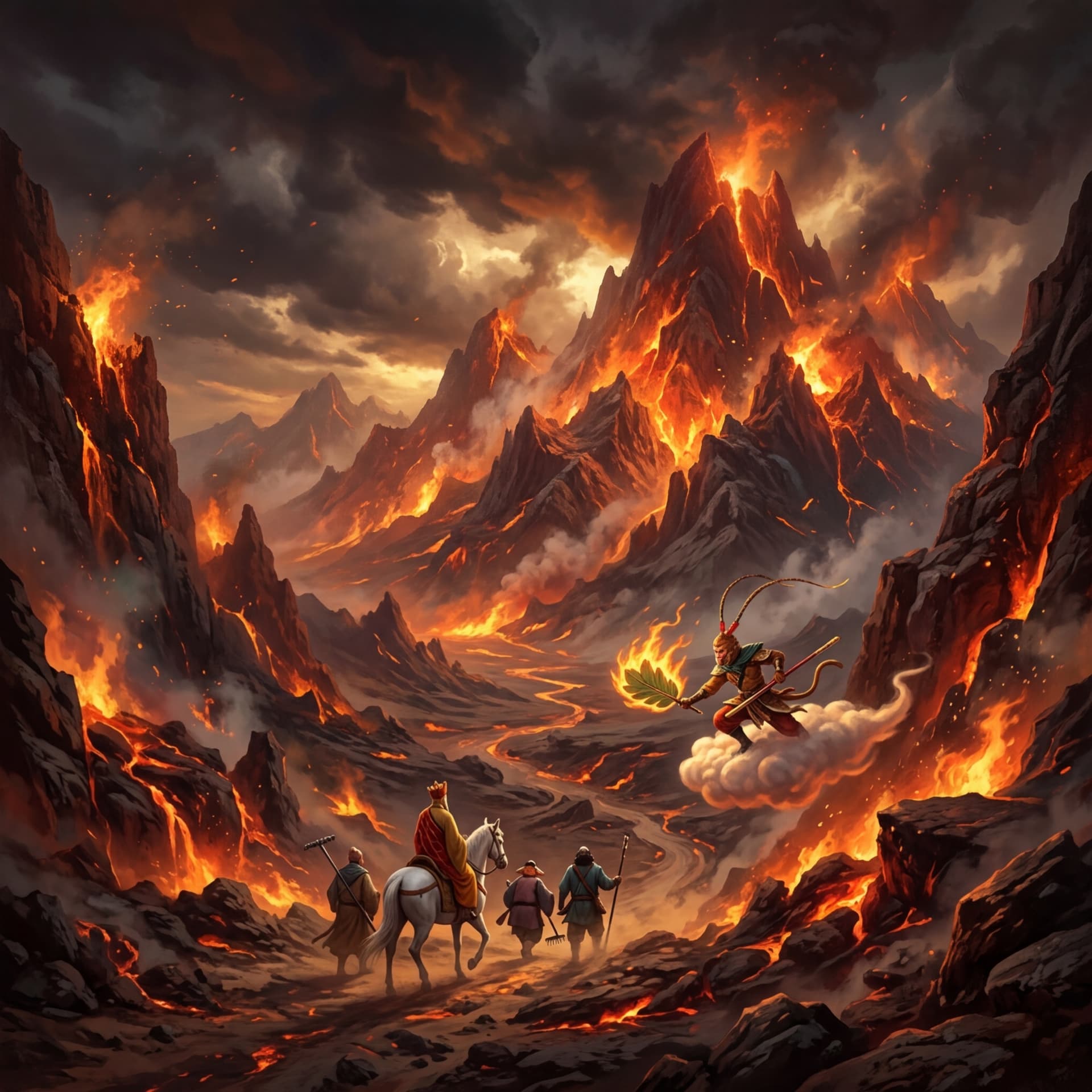 Flaming Mountains