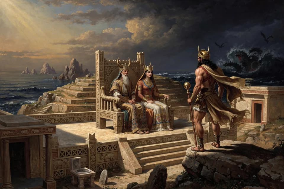 Illustration for Canaanite Pantheon (Ugarit)