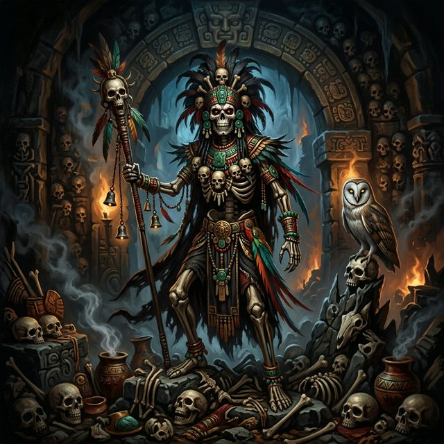 Ah Puch - Mesoamerican Pantheon Deity | Mythos Atlas