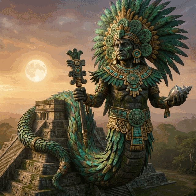 Quatal Aztec Quetzalcoatl - Aztec Pantheon Deity | Mythos Atlas